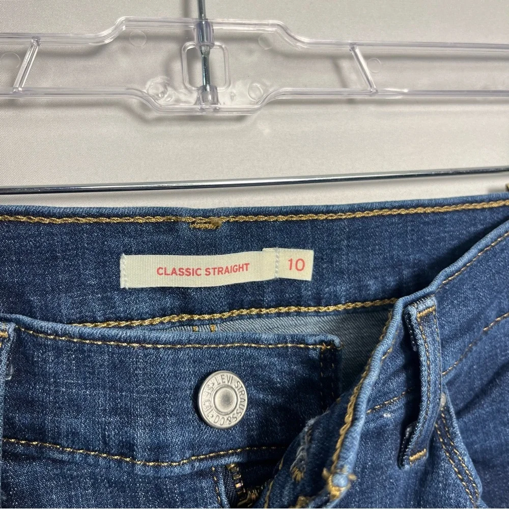 Women's Levi's Classic Straight-Leg Jeans Sz. 30x30 (10 M) - Picture 9 of 10